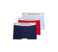 Set di 3 boxer classici in cotone elasticizzato Blu S Fantasia