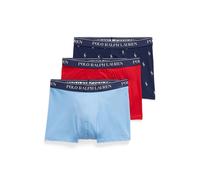 Set di 3 boxer classici in cotone elasticizzato Rosso XL Fantasia