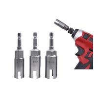 Set di 3 chiavi a bussola a farfalla con gambo esagonale per viti a pannello, driver in acciaio al cromo vanadio da 1/4 di pollice compatibile con cacciavite elettrico, dimensioni 12 mm/14 mm/16 mm