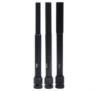 Set di 3 chiavi a bussola esagonali da 12 unità per chiave adattatrice, compatibile con più strumenti (8+10+12mm)