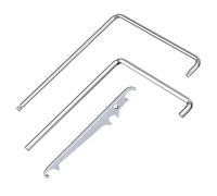 Set di 3 chiavi di regolazione, in acciaio cromato, con testa esagonale da 4 mm e per cuscinetti angolari T15, chiave multifunzione per fai da te e montaggio professionale