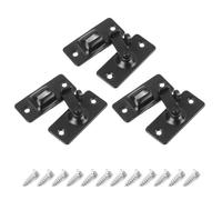 Set di 3 chiavistelli a scorrimento piccoli in acciaio inox a 90 gradi per un bloccaggio sicuro e un uso cancello antiruggine