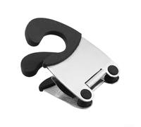 Set di 3 clip per pentole in acciaio inox con manico in silicone resistente al calore
