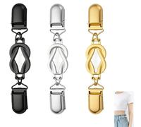 Set di 3 clip per stringere, clip per cintura e camicie per stringere vestiti, clip vintage per maglioni per tenere insieme il maglione, per scialle e camicie, clip per abiti per donne e ragazze