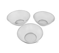 Set di 3 colini, 8,7 pollici 9,4 pollici 10,2 pollici di diametro Colino a maglia fine Colino da in acciaio inossidabile Cestelli a rete per scolare Scarico Risciacquo Pasta di