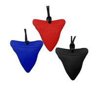 Set di 3 collane da masticare in silicone a forma di dente di squalo, per adulti e bambini piccoli, strumento sensoriale per autismo, ADHD e dentizione bambini