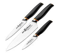 Set di 3 Coltelli Professionali Bra Efficient in Acciaio Molibdeno Vanadio Tedesco. Gamma MasterChef