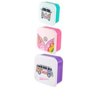 Puckator Set di 3 Contenitori per Alimenti - Volkswagen Campervan - Summer Love