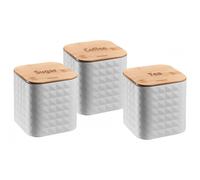 Set di 3 contenitori per caffè, tè e zucchero KLAUSBERG KB-7485