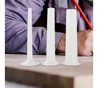 Set di 3 contenitori per salsicce per frullatore da terra, accessori per tritacarne, in plastica PE, bianco, set di tre imbuti per salsicce fatte in casa