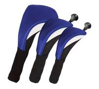 Set di 3 coperture per club da golf, a maglia, con testa di driver, per uomini e donne, amanti dello sport per percorsi e pratiche