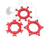 Set di 3 corde da allenamento in silicone a tempo ritardato per uomo