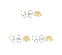 Set di 3 corde per chitarra classica in nylon multicolore con fili per tasti
