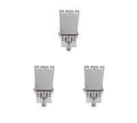 Set di 3 cordiere cromate per chitarra per banjo a 5 corde, accessori per piastra banjo