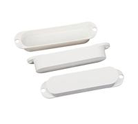 Set di 3 cover per pickup single coil per chitarra elettrica, colore bianco