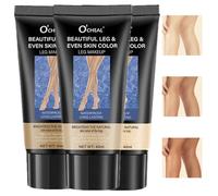Set di 3 creme per il trucco delle gambe - Correttore impermeabile per la pelle uniforme e abbronzatura naturale - Tanning e cura per belle gambe