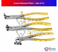Set Di 3-Crown Rimozione Pinze Temporanea Con Silicone Morse SD Instruments
