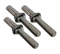 Set di 3 cunei separatori per pietra, 1,4 cm, resistenti | Set da 3 pezzi, dimensioni 1,4 cm, acciaio resistente, spaccature per marmo granito, rottura manuale della pietra