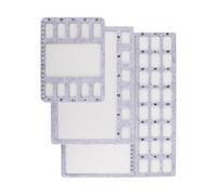 Set di 3 cuscinetti antiscivolo per lavori fai da te, misure Petit/Regular/Tall per lavori di perline e gioielli precisi Kit artistico