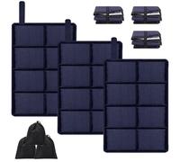 Set di 3 cuscini termici, pieghevoli, per esterni, impermeabili, con 2 tasche per il trasporto, per picnic, escursioni, campeggio