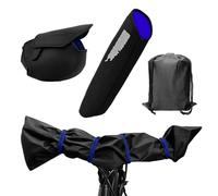 Set di 3 custodie protettive per bicicletta elettrica per il trasporto, protezione per batteria, motore e manubrio, in neoprene da 5 mm, impermeabile, protezione da pioggia, sporco e spruzzi d'acqua