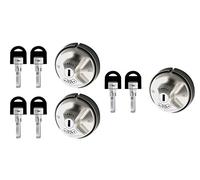 DAKEN Saturn EVO - Set di 3 chiusure di sicurezza in acciaio inox, per 1 porta posteriore e 2 porte laterali