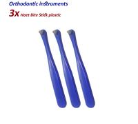 Set di 3 Dentale Ortodonzia accessori Spingibande Bite Stick heat resistant Lab