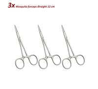 Set di 3 Dentale Strumenti Pinze Mosquito dritta 12 cm Hemostat locking pliers