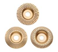 Set di 3 dischi da intaglio in legno migliorati per smerigliatrice angolare, ruota in legno, mola per tagliare il legno