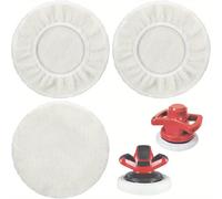 Set di 3 dischi per lucidatura finti, adatti per lucidatrice a batteria Einhell -CB 18/254 Li ed elettrica CC-PO 90, adatti per lucidatrici da 220mm - 250mm