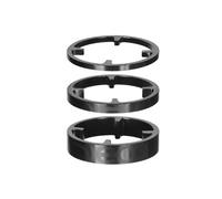 Set di 3 distanziali Deda hss Nero
