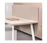 Set di 3 divisori insonorizzati per scrivania, pannelli acustici per la privacy, per ufficio, riduzione del rumore, colore marrone, 50 x 60 cm