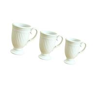 Set di 3 eleganti tazze da caffè antiche in miniatura modellino per 1/6 1/12 scala bambola decorazione casa scena scena scenografia oggetti di scena da collezione casa delle bambole tazza in miniatura