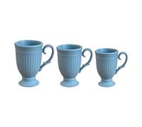 Set di 3 eleganti tazze da caffè antiche in miniatura modellino per 1/6 1/12 scala bambola decorazione casa scena scena scenografia oggetti di scena da collezione casa delle bambole tazza in miniatura