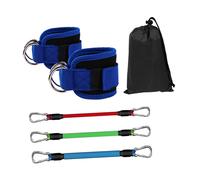 Set di 3 fasce di resistenza alla caviglia con cinturini alla caviglia