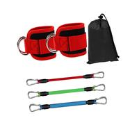 Set di 3 fasce di resistenza alla caviglia con cinturini alla caviglia