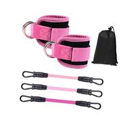 Set di 3 fasce di resistenza alla caviglia con cinturini alla caviglia