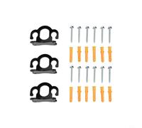 Set di 3 fasce di resistenza con ancoraggio a parete, 90 mm, antiscivolo | Set da 3 pezzi, dimensioni 90 mm, design antiscivolo, montaggio facile, ideale per bande di resistenza