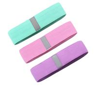 Set di 3 fasce elastiche di resistenza per stretching e allenamento della forza, per la costruzione muscolare e l'anca
