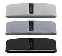 Set di 3 fasce elastiche di resistenza per stretching e allenamento della forza, per la costruzione muscolare e l'anca