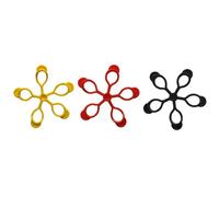 Set di 3 Fasce elastiche per le dita Pure2Improve Jaune 7 cm