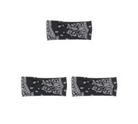 Set di 3 fasce sportive all'uncinetto, fascia larga per il sudore, ad alta elasticità, accessori per lo styling dei capelli, per lo sport, yoga, cachemire