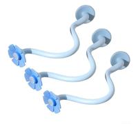 Set di 3 fermaporta magnetici per rondella di carico anteriore, colore blu | Set da 3 pezzi, forte base magnetica, mantiene la porta socchiusa, previene l'umidità, si adatta alla maggior parte dei