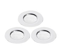 Set di 3 filtri per lavello in acciaio inossidabile, per cucina e bagno, diametro 7,6 cm