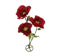 Set di 3 fiori artificiali giganti 3D, realistici, impermeabili, ecologici, durevoli, decorazione per la casa, il giardino, il matrimonio, perfetto per feste, l'ufficio, l'hotel, la mostra