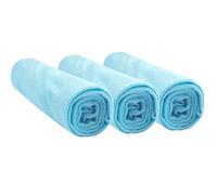 Set di 3 fodere per fasciatoio in cotone 50x70 / 55x75 / 50x80 cm - Turchese