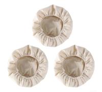Set di 3 fodere rotonde per pani da forno, 22,9 cm, per lievitazione dell'impasto