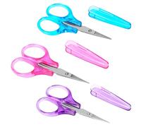 Set di 3 forbici per fai da te, in acciaio inox, multiuso, con custodia protettiva, mini dettagli ad alta precisione, forbici precise, punte sottili, design per carta, taglio scrapbooking