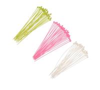 Set di 3 Forcine per Permanente in Plastica Verde per Parrucchieri | Superficie Liscia, Facile da Lavare, Non Facile da Cadere, Adatto a Tutti i Tipi di Chioma Colore Casuale