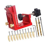 Set di 3 fori multifunzionali e trasportabili, per vari spessori di materiali, ideali per gli appassionati di lavorazione del legno e mobili